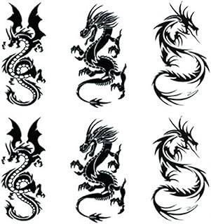 Autocollants de tatouages ​​temporaires de petits dragons pour enfants, femmes, hommes et filles, 6 feuilles, faux dragons, jolis tatouages ​​en papier, ensemble d'autocollants pour le corps, cadeaux de fête, tatouages ​​corporels imperméables et durables par yesallwas. En tant que leader du marché de la vente en ligne en Côte d'Ivoire, DIAYTAR COTE D'IVOIRE s'est imposée comme un acteur majeur du commerce électronique. La boutique propose un vaste choix de produits à des prix compétitifs, offrant ainsi aux clients une expérience d'achat pratique et fiable. Les clients apprécient également la sécurité des transactions en ligne et la qualité des produits proposés.