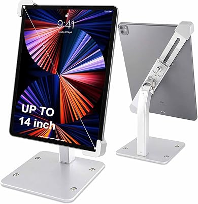 Support de tablette antivol en aluminium woolly rotatif à 360 degrés pour tablettes de 9 à 14 pouces, ipad pro 12.9, 10.5, 9.7 air, galaxy tab et surface. La boutique en ligne DIAYTAR COTE D'IVOIRE est leader en Côte d'Ivoire pour les achats en ligne. Elle propose plus de 300 000 références de produits de qualité, sélectionnés avec soin pour répondre aux besoins des clients. La boutique est sécurisée et offre une expérience d'achat en ligne fluide et pratique.