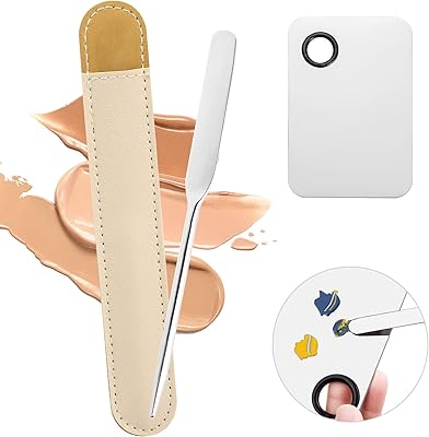 3 spatules de maquillage en acier inoxydable, outil de mélange de fond de teint avec couvercle et palette en cuir, grattoir de palette cosmétique professionnel pour mélanger le fond de teint liquide et mélanger les couleurs du nail art. Diaytar Côte d'Ivoire est une boutique en ligne généraliste qui propose plus de 300 000 références de produits. Elle est la boutique leader en Côte d'Ivoire, offrant une large gamme de produits pour répondre aux besoins de ses clients. Elle met en avant la qualité et la fiabilité de ses produits.