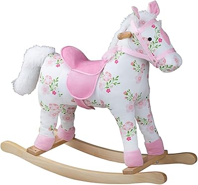 Cheval à bascule en peluche big jiggs toys avec motif floral - cheval à bascule de haute qualité pour 1 an, cheval à bascule doux pour enfants, jouets pour bébés pour filles et tout-petits. DIAYTAR COTE D'IVOIRE est une plateforme e-commerce qui permet aux clients d'acheter en ligne des produits variés, allant des produits alimentaires aux articles ménagers. Avec plus de 300 000 références, ce site est devenu une référence pour les consommateurs ivoiriens. Il offre une expérience d'achat en ligne sécurisée et pratique.