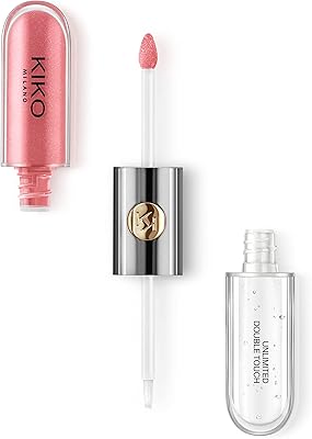 Kiko milano unlimited double touch rouge à lèvres 112 rose pêche satinée, 3