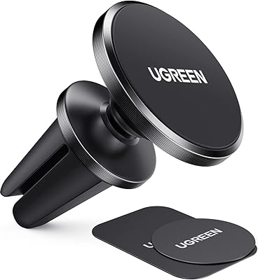 Support mobile magnétique pour grille d'aération de voiture ugreen, rotatif à 360 degrés