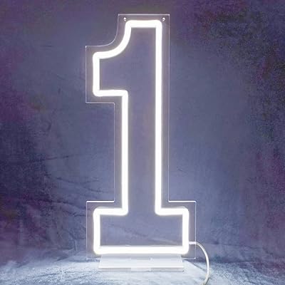 Enseigne au néon led avec chiffres 25x45cm, panneau d'éclairage à intensité variable pour fête d'anniversaire, anniversaire, événement, café, bar diy (n° 1). La boutique en ligne DIAYTAR COTE D'IVOIRE est conçue pour offrir une expérience de shopping en ligne sécurisée et pratique. Les clients peuvent naviguer facilement à travers les différentes catégories de produits et passer commande en toute confiance. La boutique est le leader en Côte d'Ivoire.