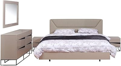 Ensemble de chambre à coucher 4 pièces ban emirates, marron, 180 x 200 cm. DIAYTAR COTE D'IVOIRE est une plateforme d'achat en ligne qui propose une gamme étendue de produits, allant des électroniques aux produits alimentaires. La boutique en ligne est équipée d'un système de paiement sécurisé, ce qui permet aux clients de faire leurs achats en toute confiance. Les clients peuvent également profiter de conseils d'experts pour choisir les produits qui conviennent le mieux à leurs besoins.