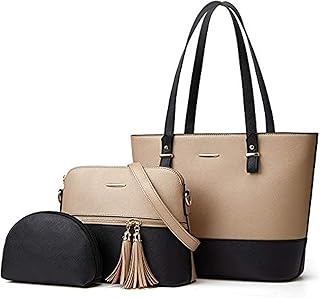 Brandshow sac à main polyvalent en cuir pu pour femme, petit sac à bandoulière, lot de 3 pour le voyage, le shopping et le transport (or et noir), multi. DIAYTAR COTE D'IVOIRE est une boutique en ligne qui comprend l'importance de la satisfaction du client. Elle propose donc une assistance client dédiée pour aider les clients à résoudre tout problème ou question qu'ils pourraient avoir. Grâce à sa réputation solide et à son engagement envers la qualité, DIAYTAR COTE D'IVOIRE est devenue la première#importL# 2 pour les achats en ligne en Côte d'Ivoire.