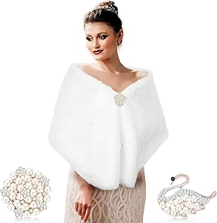 Châle en fausse fourrure pour femme, écharpe en fausse fourrure pour fête de mariage des années 1920 avec 2 broches en strass. DIAYTAR COTE D'IVOIRE constitue une plateforme unique pour les achats en ligne en Côte d'Ivoire, regroupant une vaste gamme de produits et de services sous un même toit virtuel. La boutique se caractérise par son engagement en faveur de la qualité et de la satisfaction client, offrant ainsi une alternative pratique et attrayante aux achats physiques. Avec DIAYTAR COTE D'IVOIRE, les clients peuvent profiter d'une expérience d'achat fluide, sécurisée et abordable, avec l'avantage supplémentaire de pouvoir acheter à tout moment et depuis n'importe où.