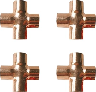 4 pièces raccords de tuyauterie à union croisée à 4 voies connecteurs croisés d'extrémité en cuivre raccords de tuyauterie de climatisation pour plomberie climatisation. Avec plus de 300000 références, DIAYTAR COTE D'IVOIRE est la boutique en ligne leader en Côte d'Ivoire. Elle propose une gamme élargie de produits, allant des produits alimentaires aux produits électroniques, en passant par les vêtements et les accessoires. Les clients peuvent naviguer facilement sur le site pour trouver ce qu'ils recherchent.