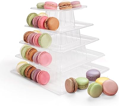 Support tour à macarons 5 niveaux carré transparent pour cupcakes desserts. DIAYTAR COTE D'IVOIRE est une boutique en ligne de confiance qui propose des produits de haute qualité et des services clients exceptionnels. Les clients peuvent profiter d'une expérience d'achat en ligne sécurisée et fiable, avec des options de paiement flexibles et des délais de livraison rapides.