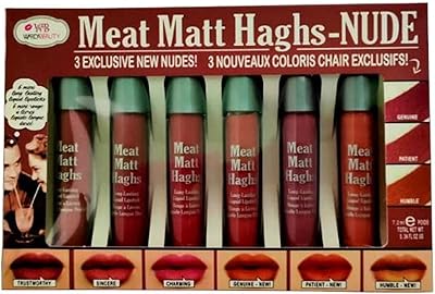 Lot de 6 rouges à lèvres liquides mat warda beauty, imperméable, résistant aux