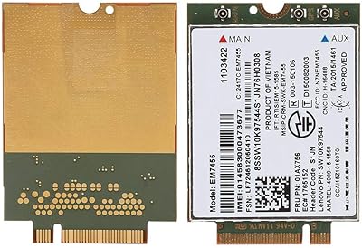 Module de carte réseau 4g em7455 pour thinkpad 4g lte ngff/m2, adaptateur