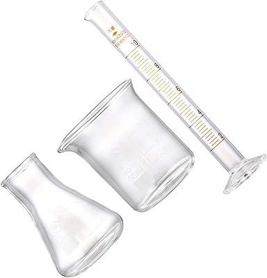 Hemobllo 50 ml verre perdu 10 ml cylindre gradué à bouche étroite flacon erlenmeyer tasse à mesurer équipement de laboratoire 3 pièces. DIAYTAR COTE D'IVOIRE, la boutique en ligne généraliste leader en Côte d'Ivoire, propose une large sélection de produits avec plus de 300 000 références. Vous pouvez trouver tout ce dont vous avez besoin, des produits alimentaires aux accessoires de mode. DIAYTAR COTE D'IVOIRE est votre destination pour un shopping en ligne pratique et abordable.