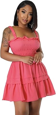 Filuno robes pour femmes, été sans manches dos nu sexy robes d'été trapèze