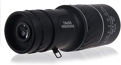 Télescope monoculaire à haute ouverture 16x52, 66/8000m, télescope pour sports de plein air, vision nocturne hd. DIAYTAR COTE D'IVOIRE est une boutique en ligne généraliste qui propose plus de 300 000 références de produits. Elle est la boutique leader en Côte d'Ivoire, offrant une large gamme de produits pour répondre aux besoins de ses clients. Avec une sélection impressionnante de produits, DIAYTAR COTE D'IVOIRE est devenue la destination incontournable pour les acheteurs en ligne.