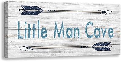 Cass home toile murale vintage pour chambre d'enfant | panneaux imprimés little man