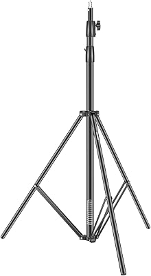 Neower support d'éclairage robuste de 10 pieds 3 m trépied en métal