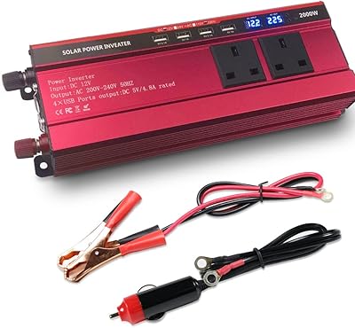 Onduleur lvyuan 1000w/2000w dc 12v à 230v 240v ac 12v pour voiture