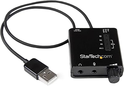 Adaptateur audio stéréo usb externe startech.com avec audio numérique dvd externe icusbaudio2d. Avec une gamme de produits étendue et variée, DIAYTAR COTE D'IVOIRE répond aux besoins de tous les consommateurs ivoiriens. Elle est la boutique en ligne idéale pour faire des achats pratiques et abordables. DIAYTAR COTE D'IVOIRE met l'accent sur la satisfaction client et la qualité des produits.
