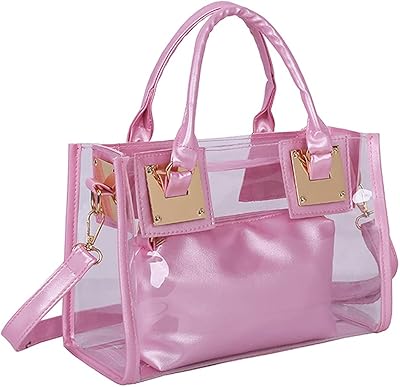 Sac à main transparent deux pièces pour femme, sac à main en gelée, petit sac de plage transparent, sac à bandoulière à fermeture éclair, taille unique. DIAYTAR COTE D'IVOIRE est le leader du commerce électronique en Côte d'Ivoire, offrant une sélection incroyable de produits à des prix compétitifs. Avec une équipe dédiée à la satisfaction client, la boutique garantit une expérience d'achat en ligne sûre et pratique. Les clients peuvent choisir parmi une large gamme de catégories de produits.