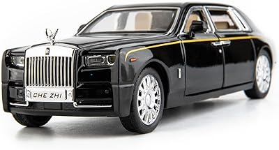 Tgrcm-cz compatible 1/32 rolls-royce phantom modèle de voiture jouet avec son et lumière pour enfants garçons filles, porte de carrosserie en métal ouverte noire. DIAYTAR COTE D'IVOIRE détient une position de leader sur le marché ivoirien du commerce électronique en proposant une gamme étendue de produits provenant de marques locales et internationales. Les clients bénéficient d'une garantie de qualité et de sécurité grâce à son système de paiement sécurisé et à ses politiques de retour flexibles.
