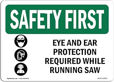 Panneau osha safety first - protection des yeux et des oreilles requise avec symbole | panneau en plastique rigide | protégez votre entreprise, votre chantier, votre entrepôt | fabriqué aux états-unis. Diaytar Côte d'Ivoire est la boutique en ligne de référence en Côte d'Ivoire, avec une offre diversifiée qui comprend des produits de marque locale et internationale. Elle permet aux consommateurs ivoiriens d'accéder à des produits de qualité à des prix compétitifs, et son site web est conçu pour une expérience d'achat en ligne fluide et sécurisée. Grâce à sa logistique performante, Diaytar Côte d'Ivoire assure une livraison rapide et fiable dans tout le pays.