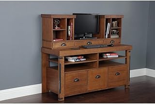 Huche industrielle de style scié brut american furniture classics pour bureau, palette taillée