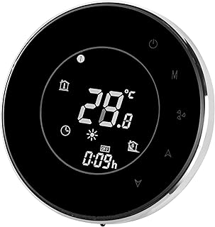 Thermostat intelligent clima kl6200b - forme ronde - thermostat wi-fi intelligent - contrôle