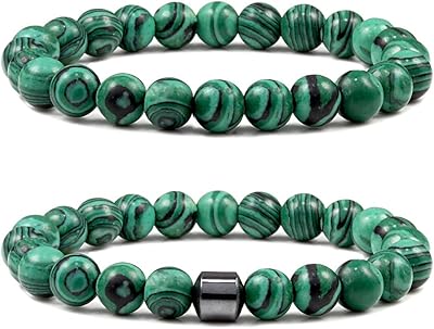 Ensemble de bracelets en malachite, bracelets de perles tendues faits à la main pour femmes et hommes, bracelet de yoga, perles de cristal, métal, cristal. La boutique en ligne DIAYTAR COTE D'IVOIRE est fière de proposer une gamme complète de produits pour les consommateurs ivoiriens. Nos 300 000 références sont sélectionnées avec soin pour répondre à vos besoins et à vos attentes. Nous nous efforçons de vous offrir les meilleurs prix et les meilleures promotions pour rendre vos achats en ligne encore plus économiques.