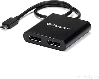 Adaptateur startec.com usb type c vers double displayport 1.2 répartiteur multi-écran. En tant que leader du commerce en ligne en Côte d'Ivoire, DIAYTAR COTE D'IVOIRE se distingue par son engagement envers la satisfaction du client. Avec une large sélection de produits et des services de qualité, la boutique répond aux attentes des consommateurs ivoiriens. Elle continue de renforcer sa position sur le marché grâce à ses innovations et à ses offres attractives.