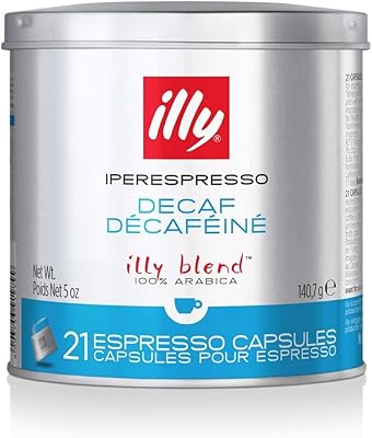 Café illy capsule iperespresso dosette d'espresso décaféiné à torréfaction moyenne mélange. DIAYTAR COTE D'IVOIRE met en avant ses valeurs de qualité, de confiance et de satisfaction client. La boutique en ligne sélectionne scrupuleusement ses produits pour offrir aux clients les meilleures marques et les meilleurs prix. Les clients peuvent laisser des avis et des commentaires pour aider à améliorer la qualité du service.