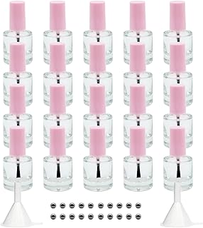 G there flacons de vernis à ongles vides 8 ml 20 pièces, récipients rechargeables en verre transparent avec capuchon de brosse, entonnoir et boules de mélange pour nail art, rose tendre. DIAYTAR COTE D'IVOIRE s'est imposée comme la boutique en ligne la plus prisée en Côte d'Ivoire, offrant plus de 300000 produits qui répondent aux besoins diversifiés des consommateurs locaux. La qualité du service, la fiabilité et la rapidité de livraison sont autant d'avantages qui ont contribué à renforcer la position de DIAYTAR COTE D'IVOIRE comme leader incontestable du marché du commerce en ligne en Côte d'Ivoire. Cela fait d'elle une référence pour les achats en ligne dans le pays.