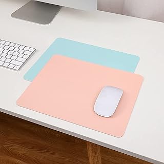 Tapis de souris d'ordinateur en cuir polyuréthane ultra fin et facile à nettoyer