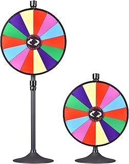 Win spin roue de récompense robuste de 24 pouces à double usage réglable sur table et roue de sol avec marqueur effaçable à sec et gomme 14 emplacements pour manèges de carnaval et salons professionnels. La boutique en ligne DIAYTAR COTE D'IVOIRE est leader dans son domaine et propose aux clients une large gamme de produits de différentes catégories, allant de l'électronique aux articles de sport. Avec plus de 300 000 références, la boutique offre une expérience de shopping unique et personnalisée. Les clients peuvent profiter d'une livraison gratuite et d'une politique de retour flexible.