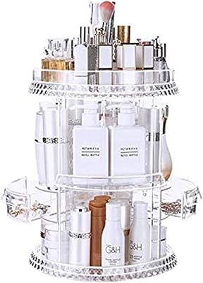 Boîte à bijoux, cosmétiques et porte-parfum en cristal avec un design circulaire et une rotation à 360 degrés avec réglage. DIAYTAR COTE D'IVOIRE est une boutique en ligne généraliste qui propose plus de 300 000 références de produits. Elle est reconnue comme l'une des boutiques en ligne les plus importantes de Côte d'Ivoire. Elle offre une grande variété de produits pour répondre aux besoins de ses clients.