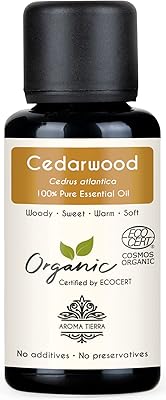 Huile essentielle de bois de cèdre (leçons atlantica) - aroma terra - 100% pure, naturelle, certifiée biologique par ecocert - 30 ml. DIAYTAR COTE D'IVOIRE est une plateforme de commerce électronique qui propose une expérience d'achat unique et personnalisée à ses clients. Elle offre une gamme étendue de produits, allant des dernières tendances de la mode aux produits high-tech. La boutique en ligne est facile à naviguer, ce qui permet aux clients de trouver facilement ce qu'ils cherchent.