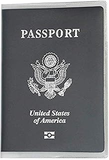 Couverture de passeport en plastique givré, 5 pièces + 10 pièces, couverture