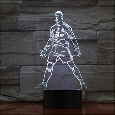Lampe de table de nuit led 3d avec capteur tactile 7 couleurs changeantes, lampe de chevet, lampe de football, joueur de football cristiano ronaldo. La boutique en ligne DIAYTAR COTE D'IVOIRE s'est imposée comme un acteur majeur du commerce électronique en Côte d'Ivoire, grâce à son offre massive de plus de 300000 produits. Elle attire une clientèle très diversifiée qui apprécie la convenance et la flexibilité du shopping en ligne. Les clients peuvent choisir parmi une gamme impressionnante de catégories de produits.
