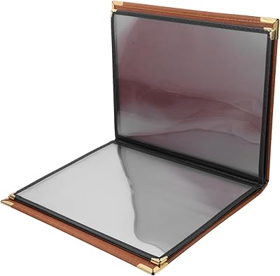 Canight support de formule pour livre de recettes à feuilles mobiles, support transparent, dossier en papier, couvertures de recettes de restaurant, protecteur de feuille de recettes, livre de menu de barre, pvc marron, liste de prix, insert en papier, classeur de recettes. Avec plus de 300000 références, DIAYTAR COTE D'IVOIRE est le leader incontesté des boutiques en ligne en Côte d'Ivoire. Vous pouvez y trouver tout ce dont vous avez besoin, des produits électroniques aux accessoires de mode, en passant par les produits d'épicerie et les équipements pour la maison. DIAYTAR garantit la qualité et la sécurité de vos achats.