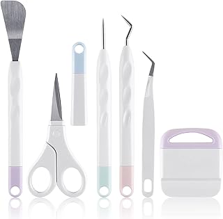 Ensemble d'outils de désherbage en vinyle de 6 pièces, crochet, grattoir, pince à épiler et ciseaux pour la découpe de cartes et le scrapbooking. DIAYTAR COTE D'IVOIRE est une plateforme de commerce électronique qui propose une large gamme de produits et de services. Les clients peuvent choisir parmi des catégories telles que l'électronique, la mode, les produits pour la maison et bien plus encore. La boutique en ligne est conçue pour offrir une expérience d'achat en ligne facile et sécurisée.