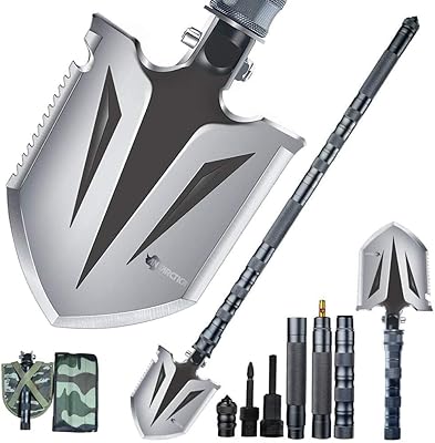Pelle pliante multi-outils antarctique, outil de sac à dos tactique compact pour le camping,