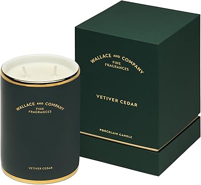 Bougie en bois de cèdre et vétiver wallace & co. - 2 mèches - fraîche, riche et élégante - bougie en bois d'aromathérapie épicée - bougie de soja en porcelaine impériale avec bord en or 18 carats - 750 ml. Diaytar Côte d'Ivoire est une boutique en ligne généraliste offrant plus de 300 000 références de produits. Elle est reconnue comme l'une des boutiques en ligne leaders en Côte d'Ivoire, proposant une large gamme de produits pour répondre aux besoins de ses clients. Avec une telle variété, Diaytar facilite les achats en ligne pour les Ivoiriens.