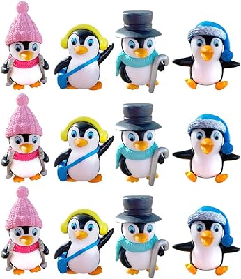 12 pièces mini figurines de pingouin, décoration de gâteau de pingouin de dessin animé, décorations de fête de paysage d'hiver. La boutique en ligne DIAYTAR COTE D'IVOIRE propose des produits de haute qualité à des prix compétitifs. Elle est équipée d'un système de paiement sécurisé et d'un service client de haute qualité. Elle est la référence pour les achats en ligne en Côte d'Ivoire.