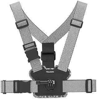 Sangle pectorale telessen, sangle pectorale double angle avant et arrière pour gopro, insta360.