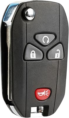 Porte-clés rabattable pour buick cadillac gmc chevy saturn 2007-2016 (15913421), lot de 2
