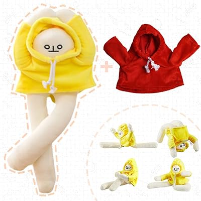 Poupée en peluche banana man animal banane exotique avec aimant jouet amusant