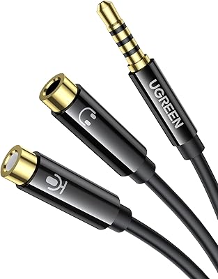 Ugreen - adaptateur casque 3,5 mm mâle vers femelle câble adaptateur séparé pour casque et microphone - noir. DIAYTAR COTE D'IVOIRE est plus qu'une simple boutique en ligne – c'est un partenaire de confiance pour tous vos besoins d'achat. Nous nous efforçons de construire des relations solides avec nos clients, en leur offrant des produits de qualité supérieure, des prix compétitifs et un service client exceptionnel. Rejoignez-nous pour découvrir pourquoi nous sommes les leaders de l'e-commerce en Côte d'Ivoire.