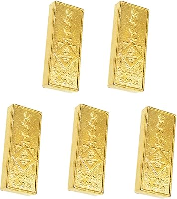Eolaf 5 pièces faux lingots d'or réplique réaliste brique d'or feng shui accessoire de film richesse richesse alliage presse-papier nouveauté cadeau farce. La boutique en ligne DIAYTAR COTE D'IVOIRE est conçue pour être conviviale et facile à utiliser, permettant à nos clients de naviguer simplement et de trouver rapidement ce qu'ils cherchent. Nous proposons une large gamme de catégories de produits, allant des électroménagers aux articles de mode, en passant par les livres et les jeux. Nous mettons à jour régulièrement notre sélection de produits pour refléter les dernières tendances et les meilleurs choix.