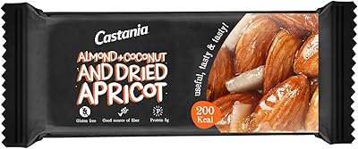 Barre à collation castania amandes et noix de coco, 38 g