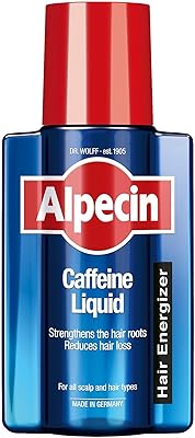 Alpecin caféine stimulant liquide pour traiter la chute des cheveux chez les hommes