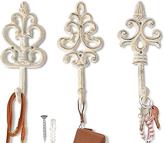 Crochets muraux décoratifs en fonte shabby chic design rustique antique. Avec plus de 300000 références, DIAYTAR COTE D'IVOIRE est la boutique en ligne la plus fournie de Cote d'Ivoire. Les clients peuvent trouver tout ce dont ils ont besoin, des produits électroniques aux vêtements en passant par les produits d'épicerie. DIAYTAR COTE D'IVOIRE fait preuve de flexibilité et d'adaptabilité pour répondre aux besoins changeants des consommateurs ivoiriens.