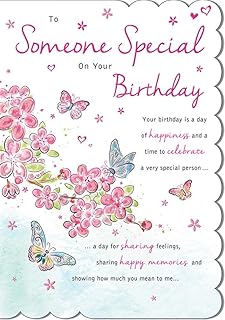 Carte d'anniversaire quelqu'un de spécial - 9 x 6 pouces - regal publishing